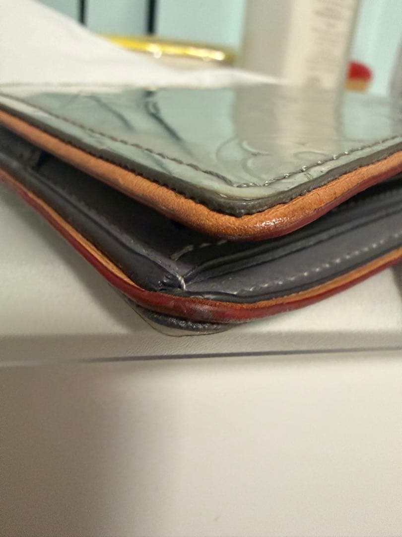 ❗️ヴィトン　最安値　毎日値下げ❗️ミラーライン21年　限定 二つ折り財布 シルバー