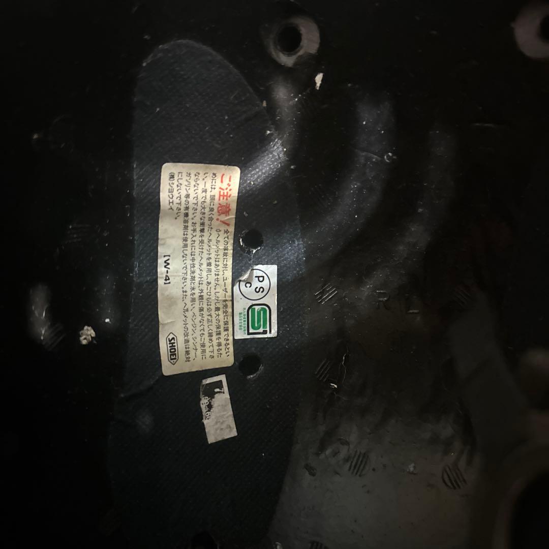 SHOEI ジェットヘルメット シルバー　JFORCE 希少　当時物