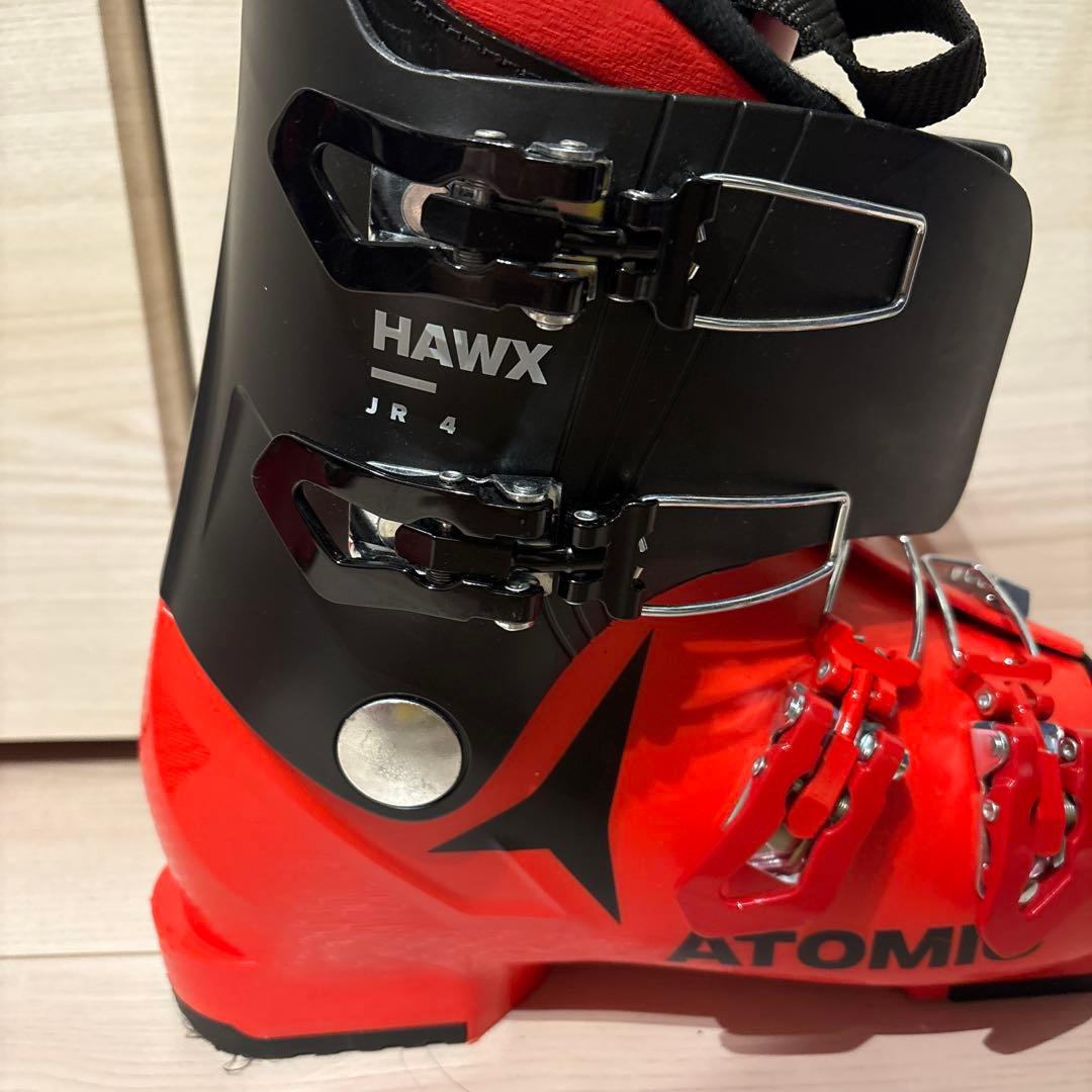 赤 スキー用ブーツ 24.0-24.5