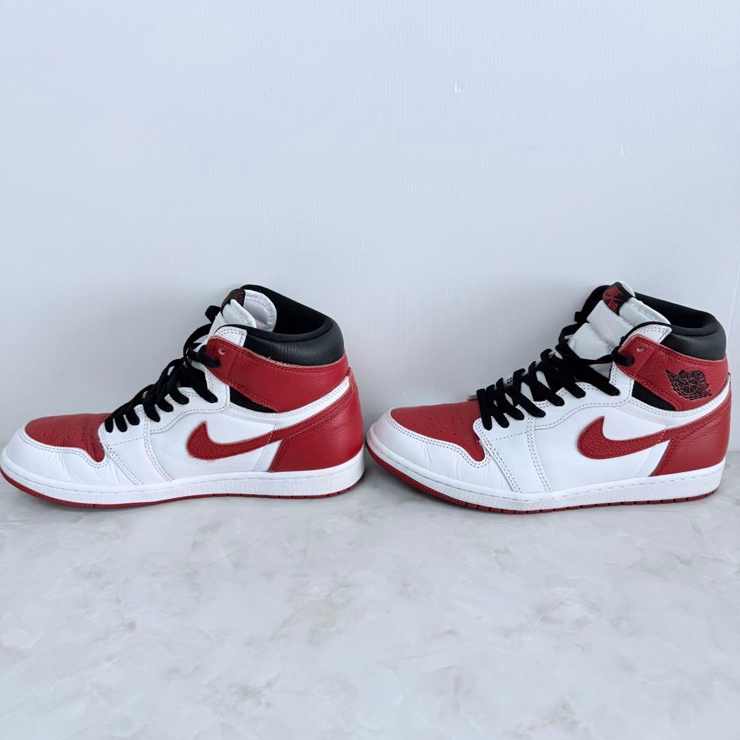 NIKE Air Jordan 1 RETRO HIGH OGホワイトレッド