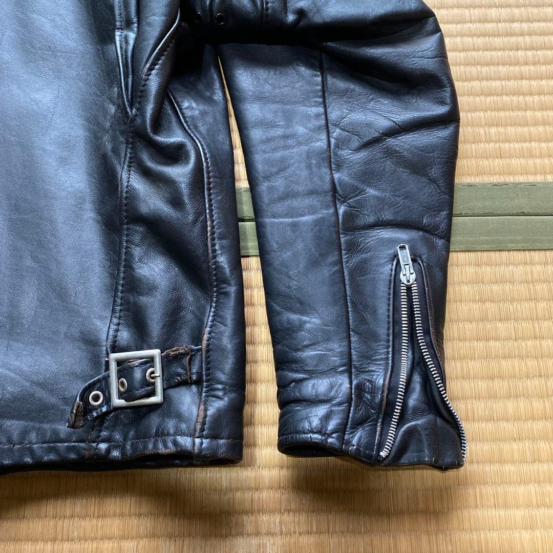 Schott 641シングルライダースジャケット サイズ34