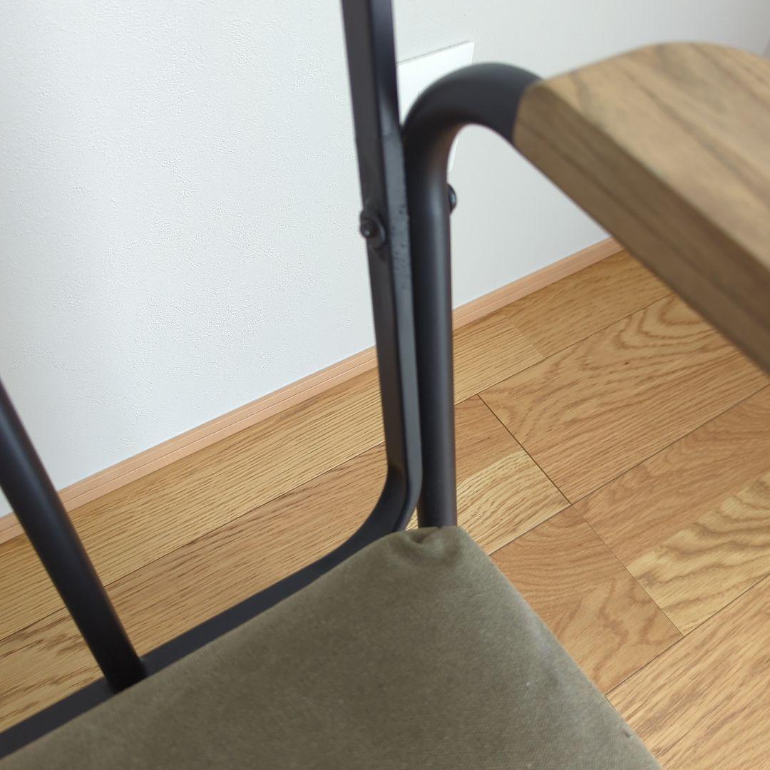 2人掛けソファ モスグリーン ブエノ S099-2P 肘あり カーキ アイアン