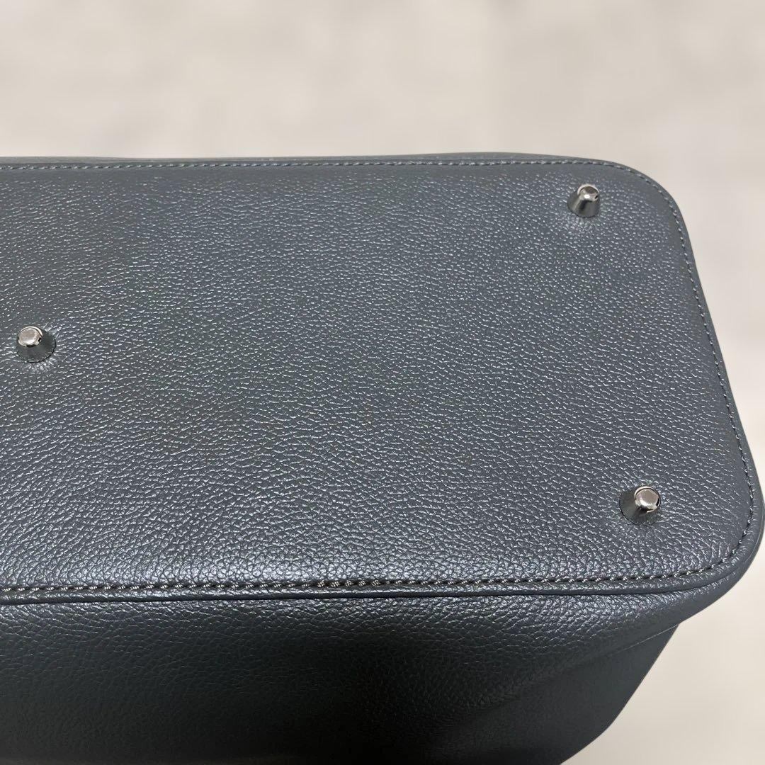 ✨美品✨ビジネスレザーファクトリー トートバック　ブラックオリーブ