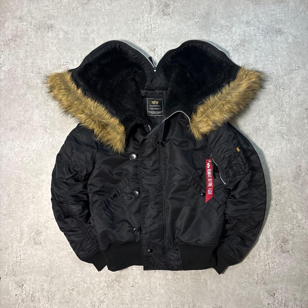 極美品✨️ALPHA type N-2B flight jacket black