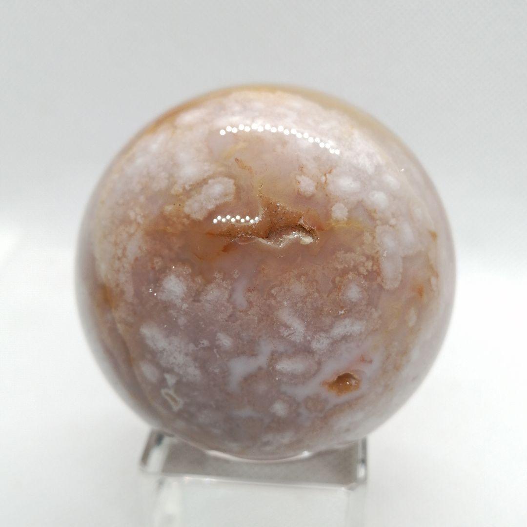 【新品】癒されカラーの瑪瑙のペイズリー柄や瑪瑙の川があるピンアメ　12-16