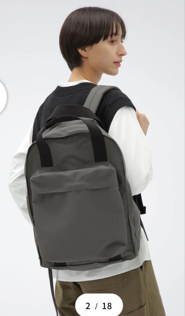 【新品未使用】MHL POLYESTER CANVAS リュック　デイパック