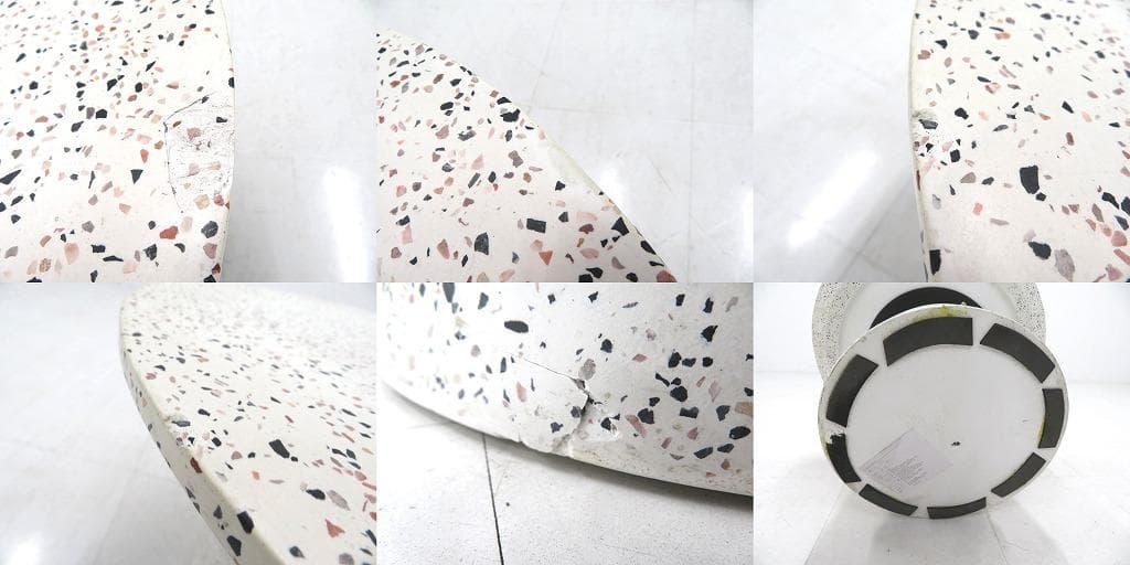 展示品　モーダエンカーサ　テラゾー　コーヒーテーブル　サイドテーブル　フンギ