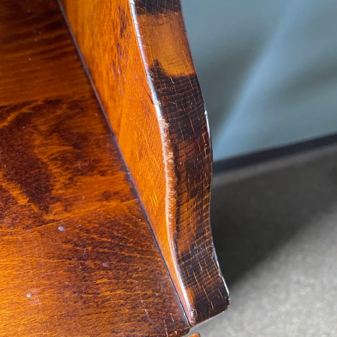 カリモク　コロニアル　電話台　FAX台　花台　飾り台　棚　天然木