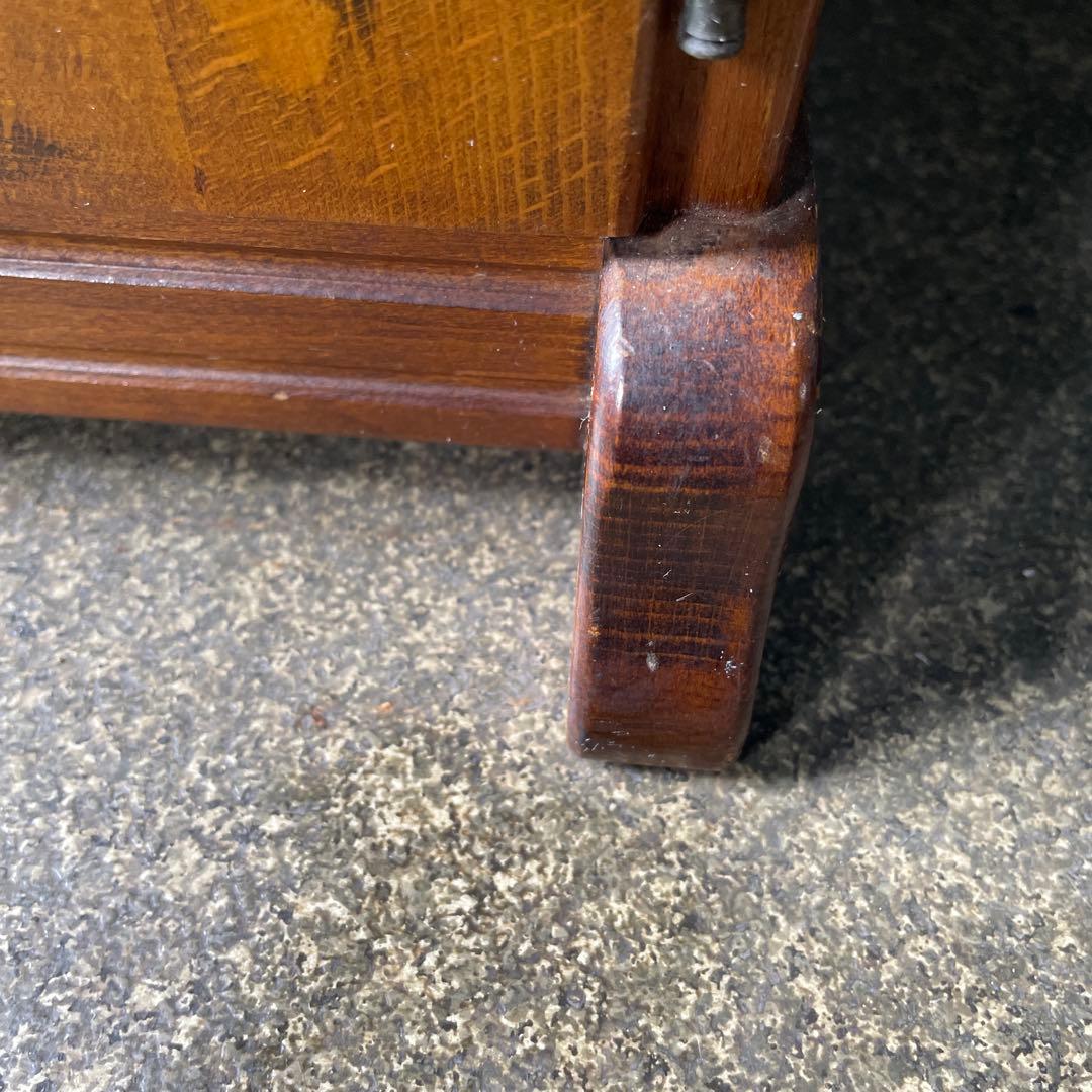 カリモク　コロニアル　電話台　FAX台　花台　飾り台　棚　天然木