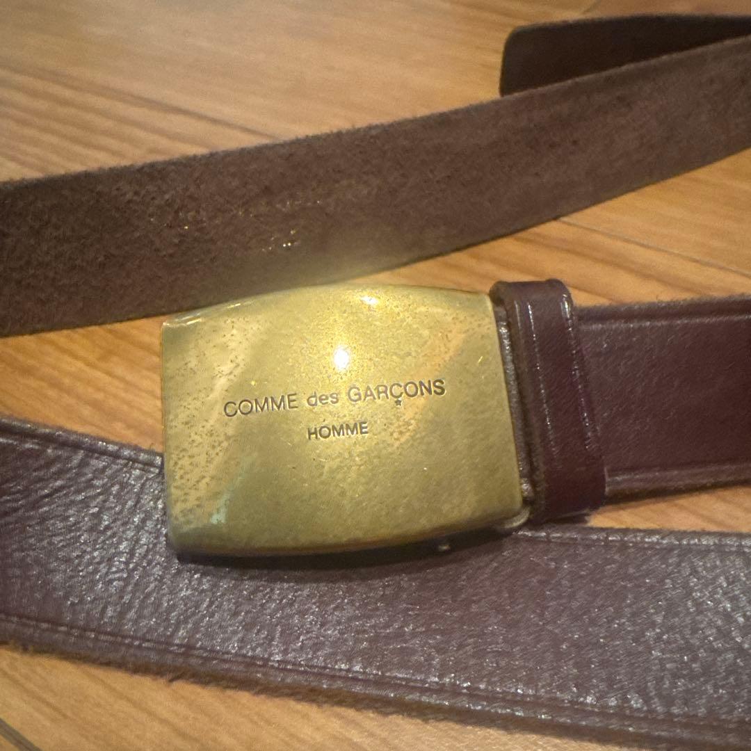 COMME des GARCONS ブラウンレザーベルト