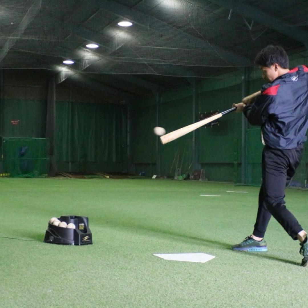 野球練習フロントトスマシーン