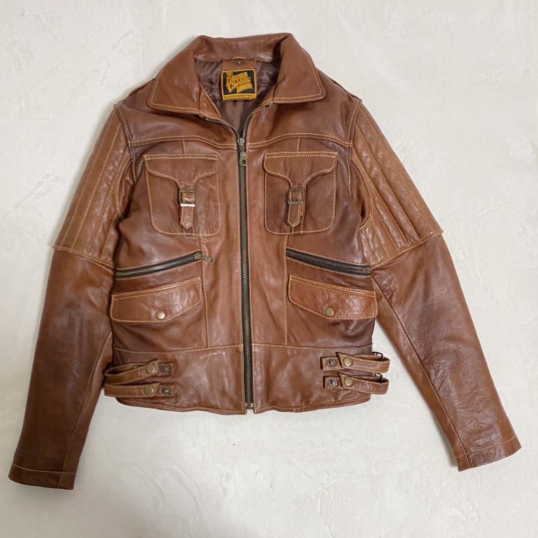 DEGNER デグナー レザージャケット ライダース 本革ヴィンテージ　襟ボア