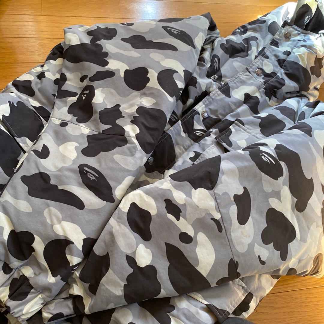 早い者勝ち　定価10万以上　BAPE 迷彩柄 フード付きウェア L