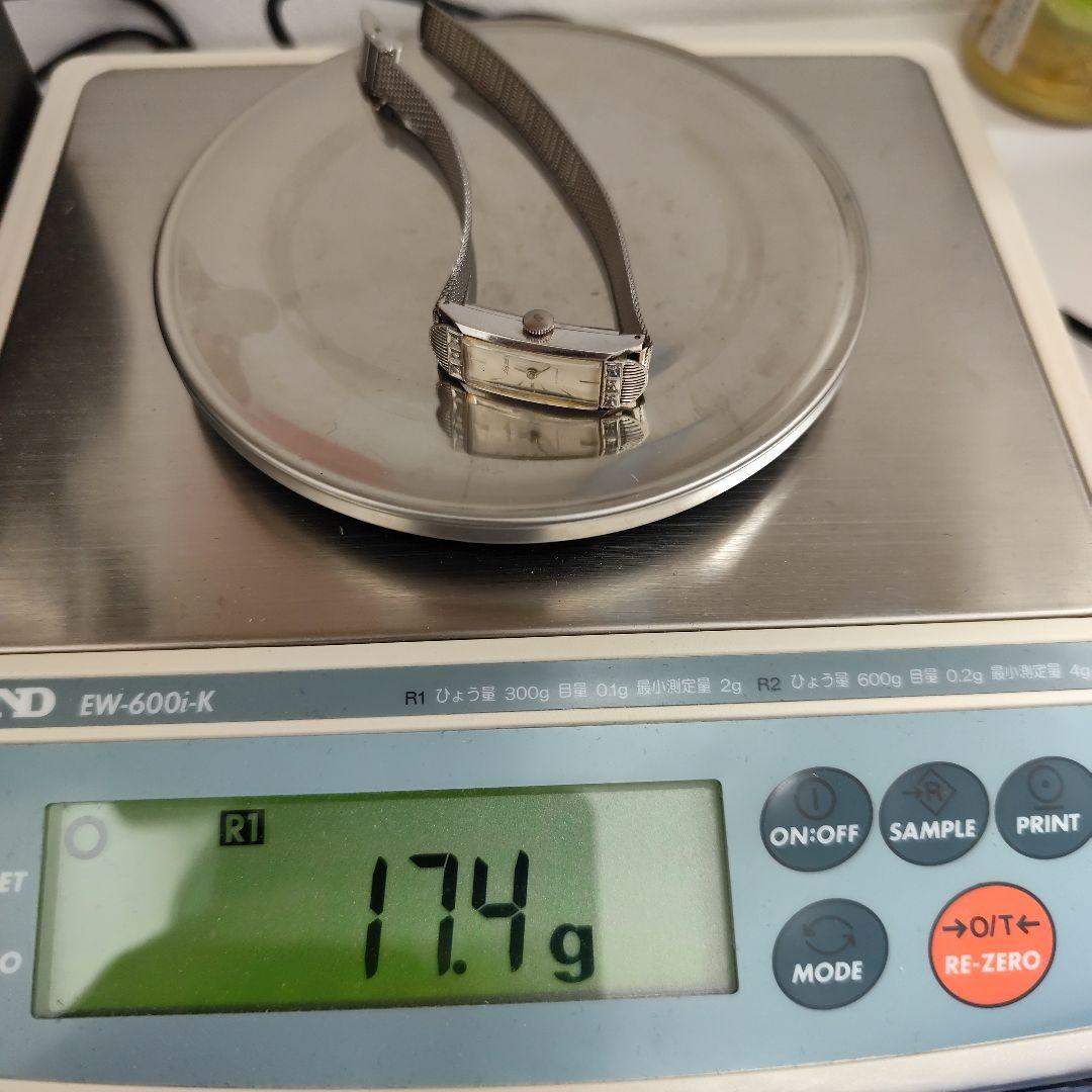 て*る様 レディーセイコー 手巻き時計 14K WG