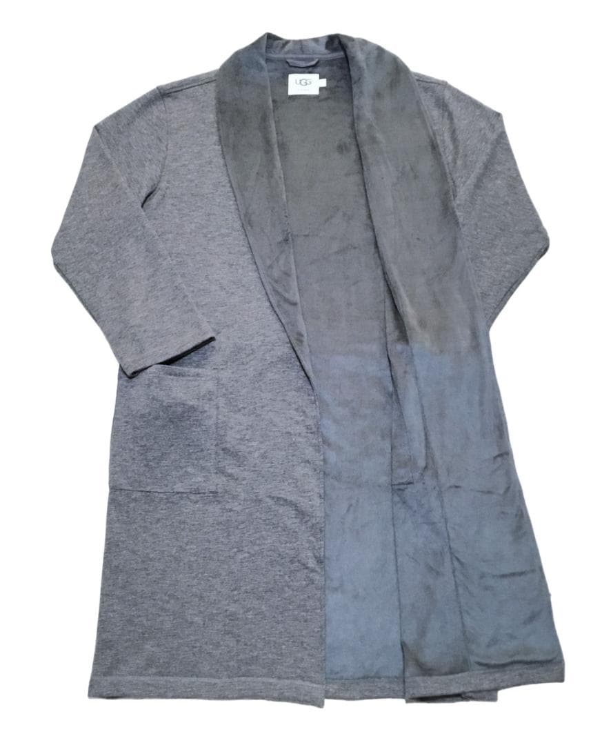 新品 UGG FOR MEN ガウンコート M/L 日本XL相当 霜降りグレー