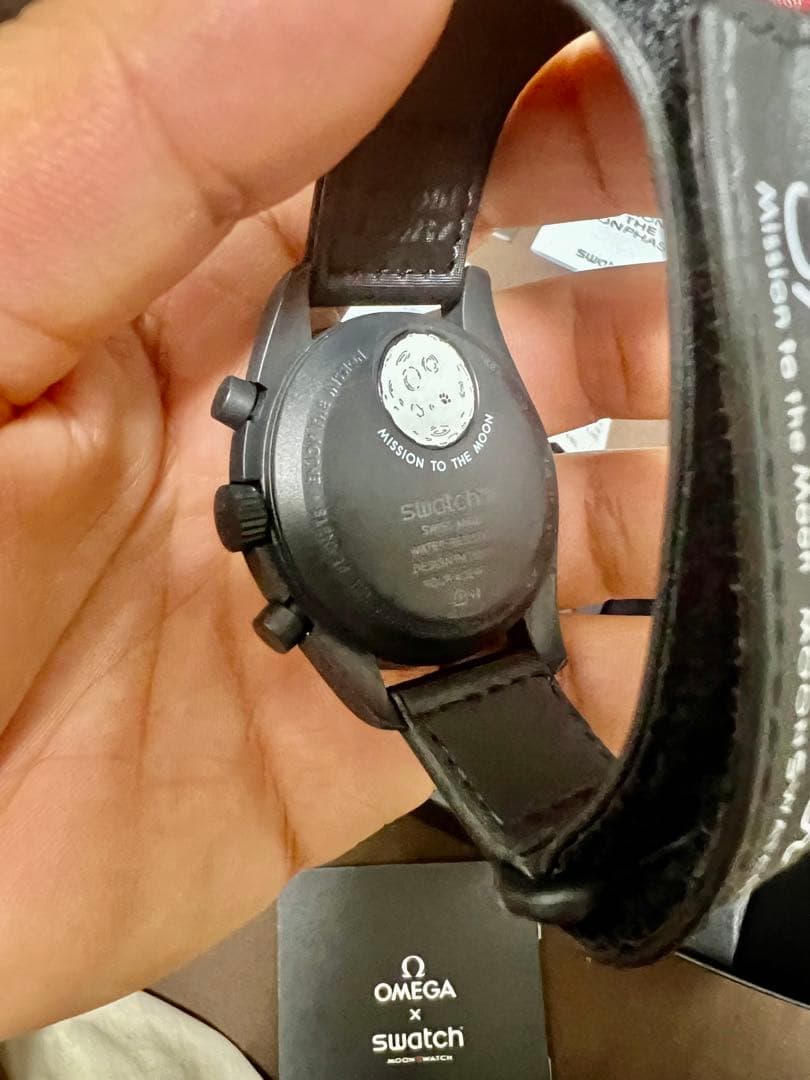 (保護シール付き美品)Snoopy OMEGA Swatch スヌーピ オメガ