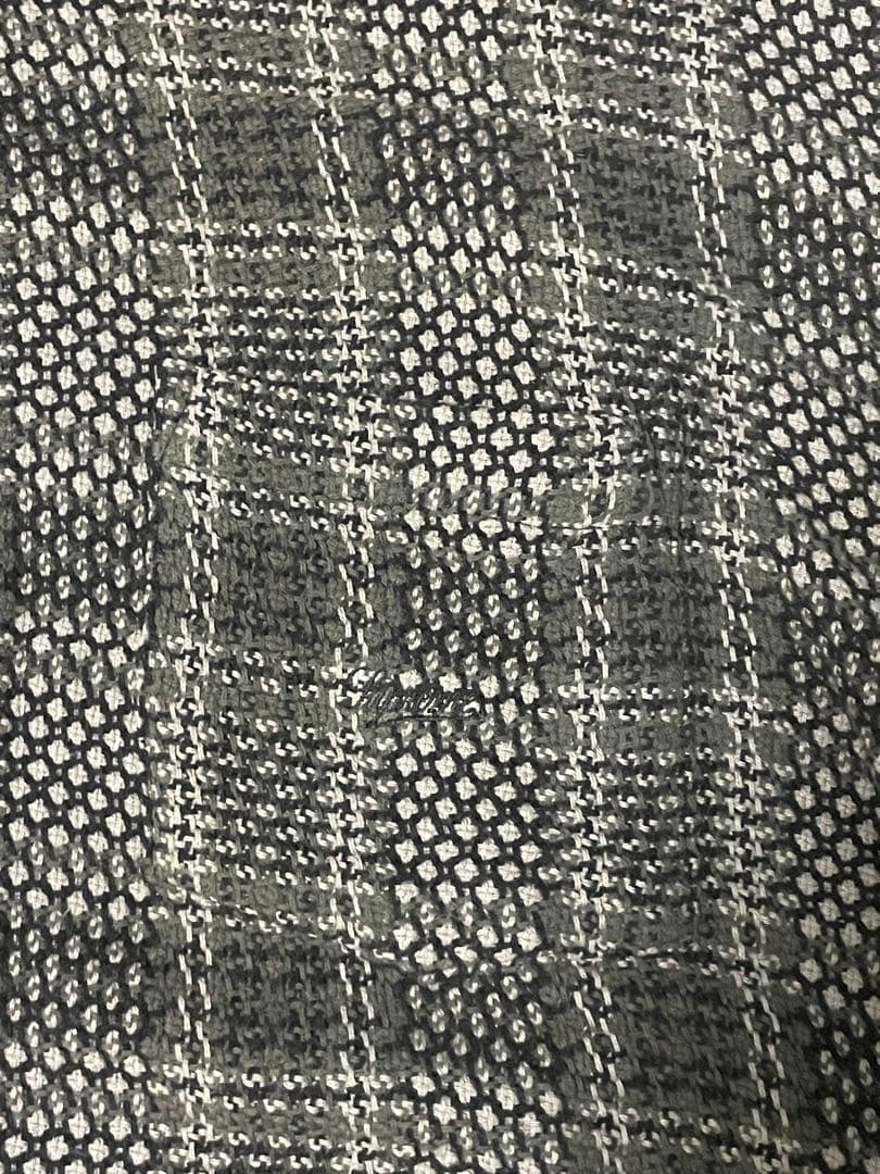 シュプリーム　Basket Weave Plaid Shirt