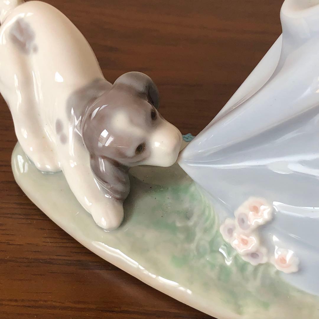 LLADROリヤドロ「ポチのいたずら」陶器人形　スペイン製　未使用