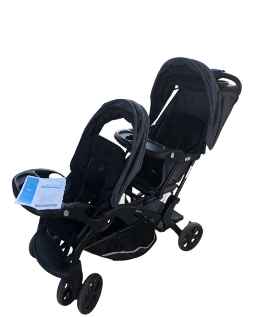 美品 KATOJI カトージ 2人でゴー DX 2人乗り ベビーカー 取説付き