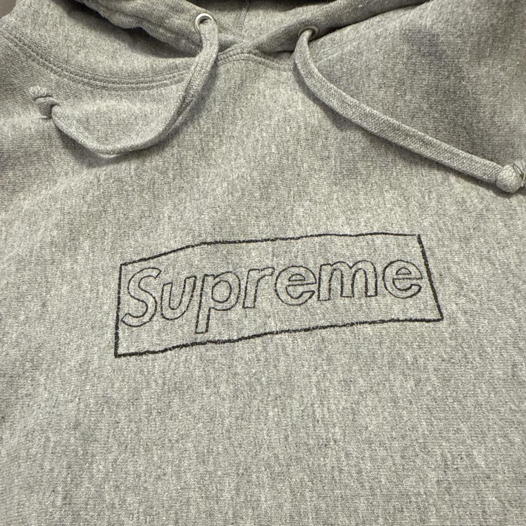 Supreme KAWS Chalk Logo Hooded シュプリーム