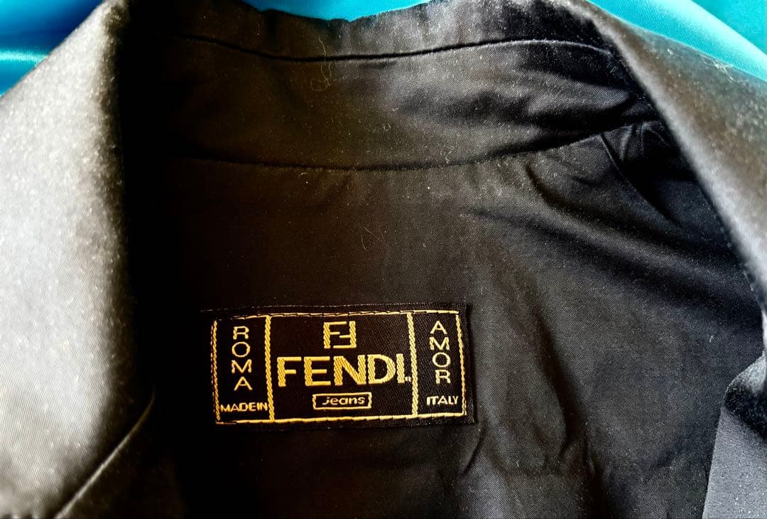 FENDI 黒♪ジャケット♪トレンチコート♪アウター♪Made in Italy