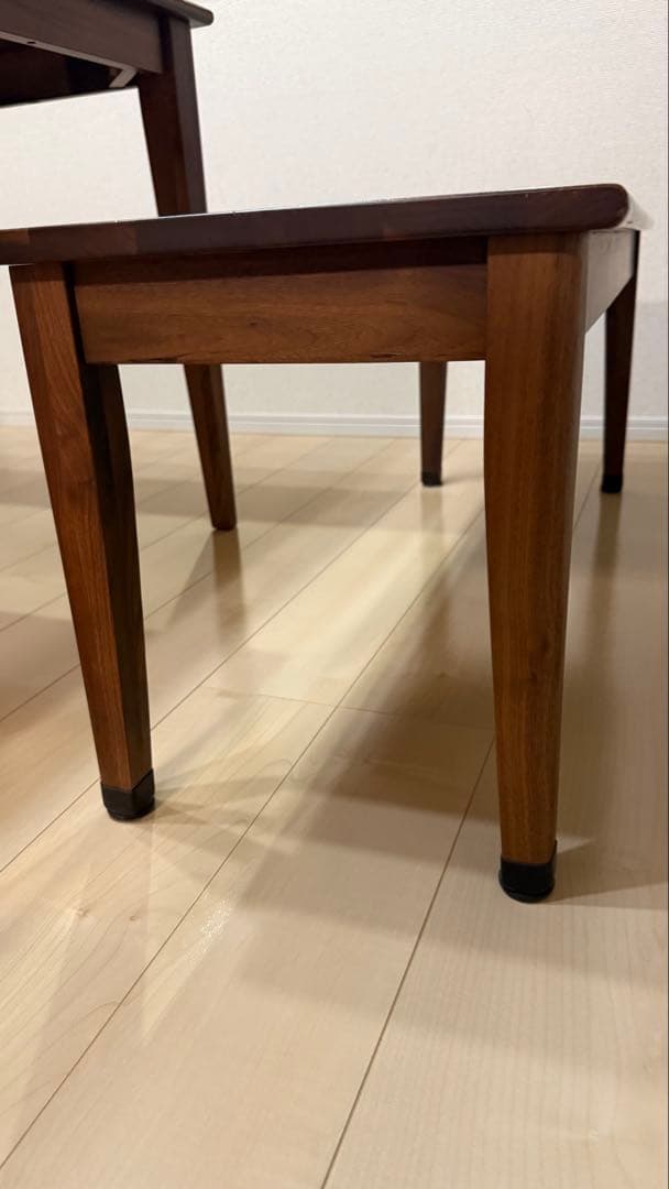 【RUuCHAN☆ 】木製ダイニングテーブルセット ベンチ付き