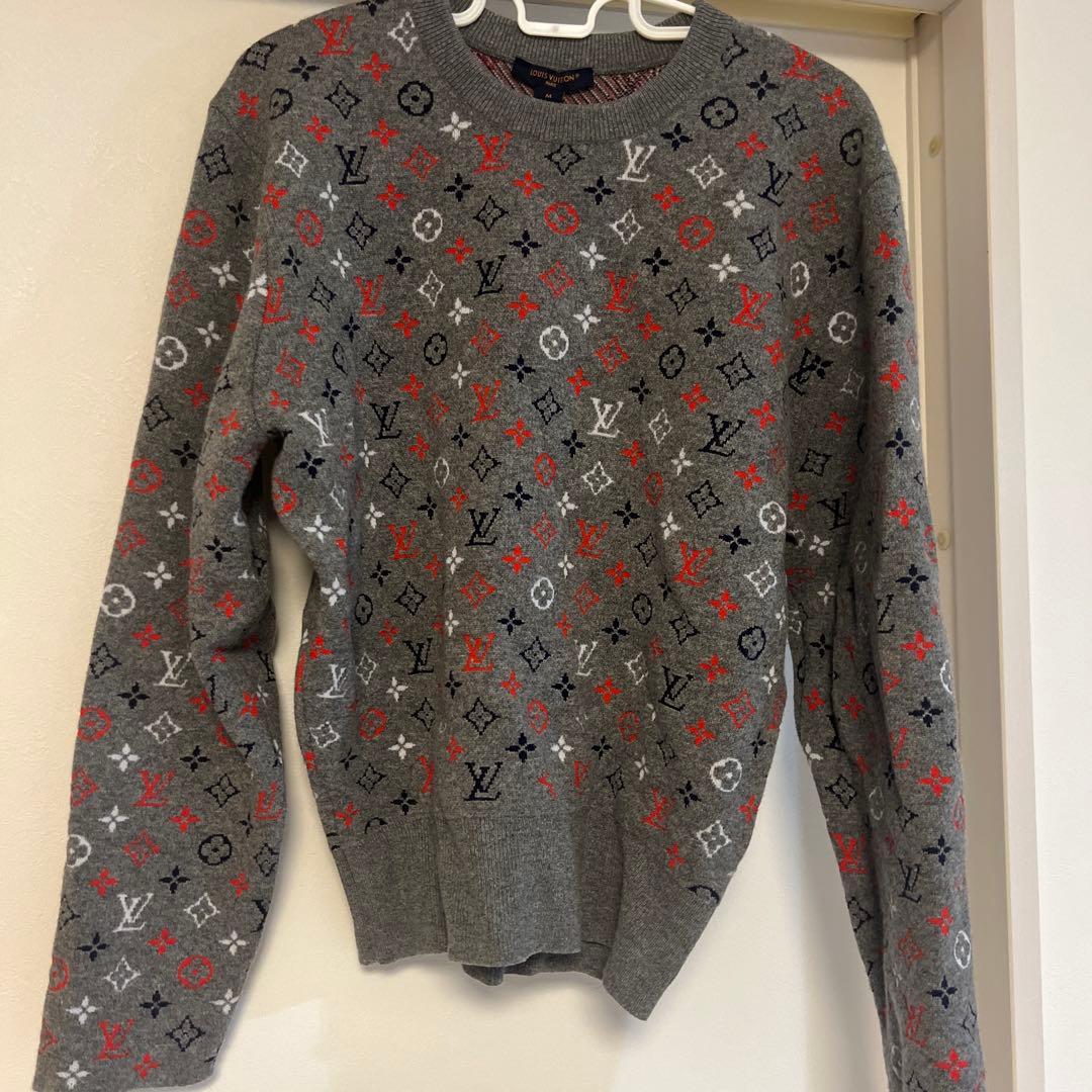 Louis Vuitton ロゴパターン セーター M