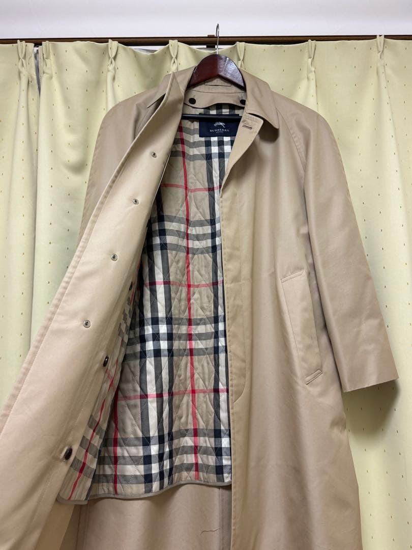 バーバリー 日本製 ベージュ トレンチコート ライナー付き サイズM〜L