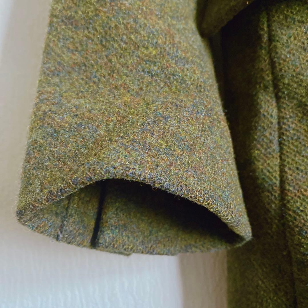 きれいめ◎CHILD WOMAN ウール　チェスターコート　オリーブカーキ系