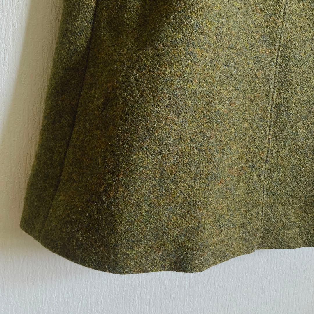 きれいめ◎CHILD WOMAN ウール　チェスターコート　オリーブカーキ系