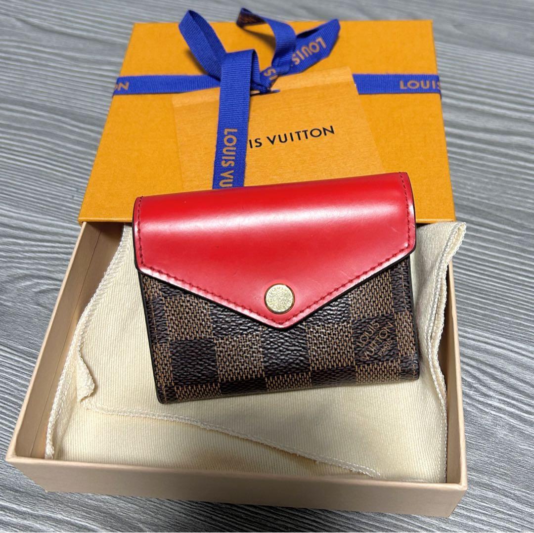 むーたん様◉美品◉ ルイヴィトン ポルトフォイユ ゾエ ダミエ　折り財布