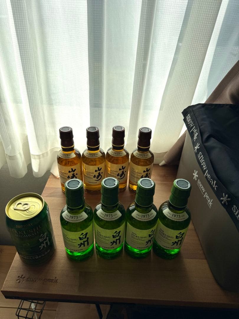 山崎、白州ミニボトル各4本 合計8本➕サービス品