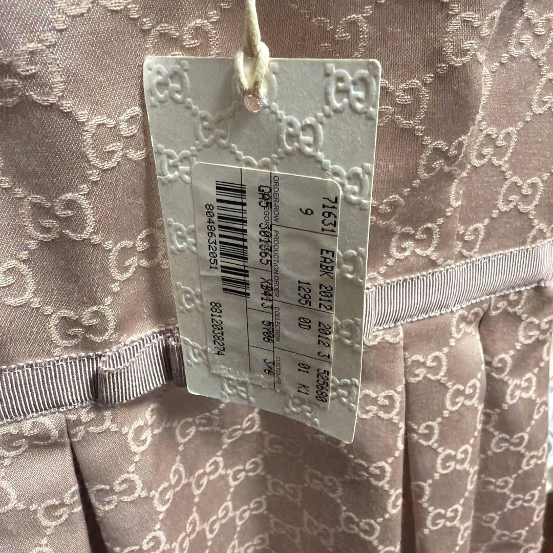 値下げ(新品未使用タグつき)グッチGucci 3/6ドレス　ワンピース　ピンク