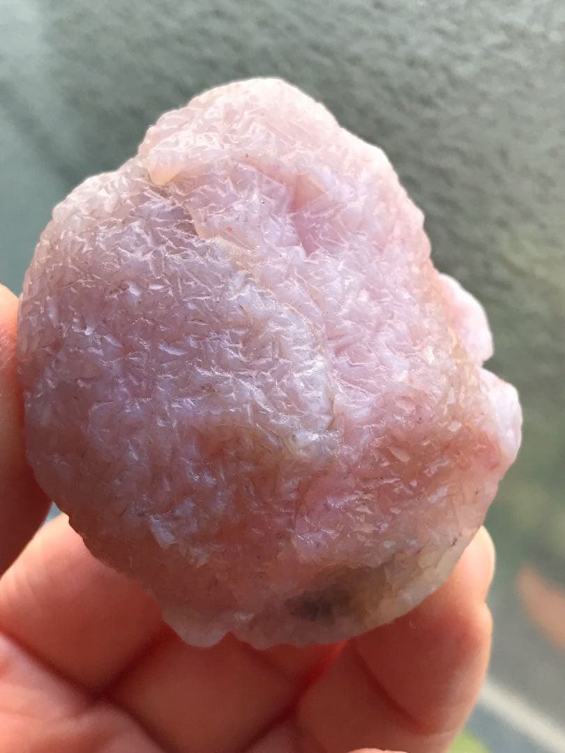 ゴビ石−1443 ゴビ瑪瑙　大粒 原石　ピンク