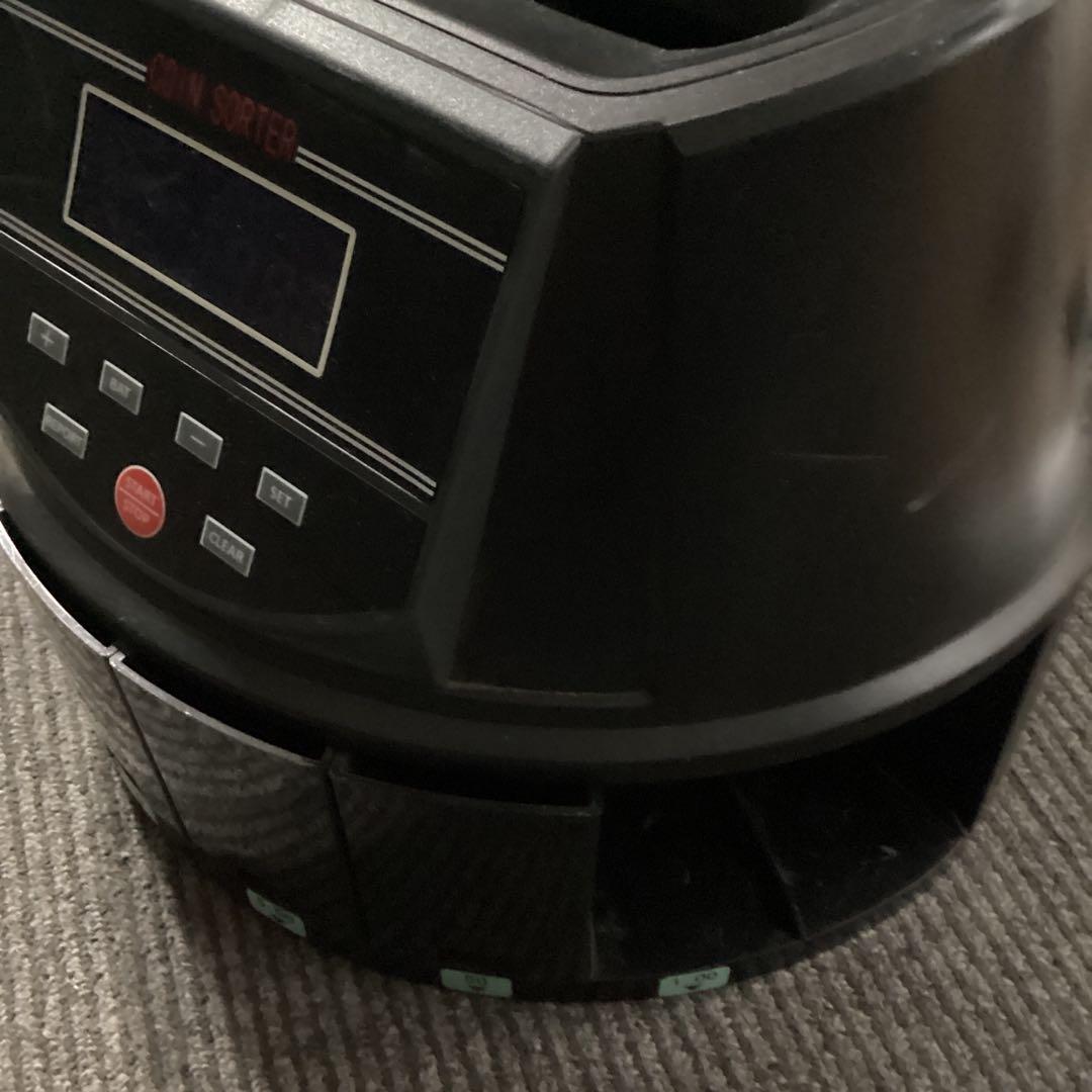 カウンター小銭　自動　高速　500枚　電子式硬貨選別機　ジャンク品と纏めて