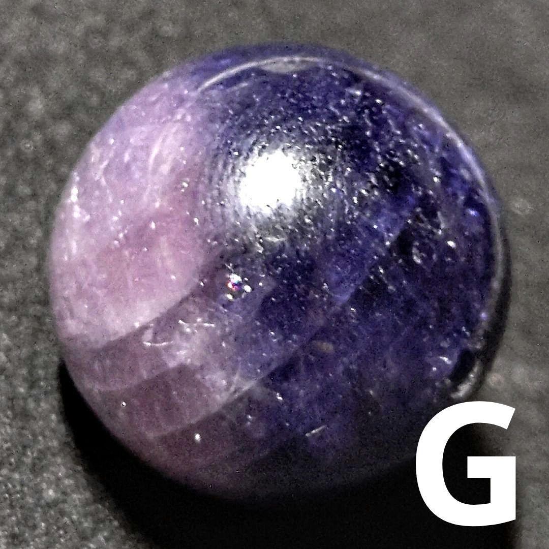 ★リッチマーブルカラーサファイア 14.5ミリ珠 ビーズG(珍品 SA+)