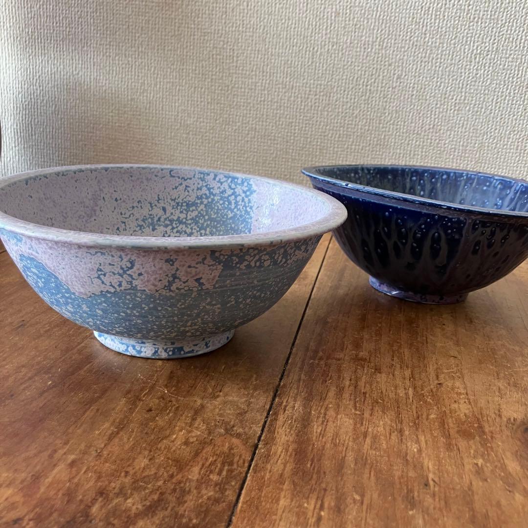 梅本勇　青系　丼どんぶり　2つセット