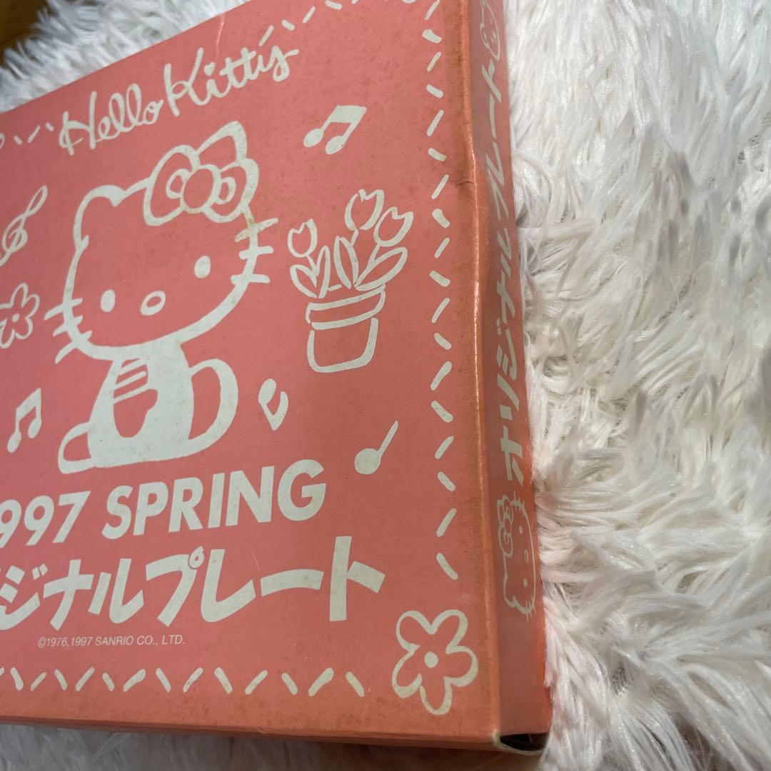 ハローキティ プレート 3枚セット サンリオ　1997音楽モチーフ 未使用 箱付
