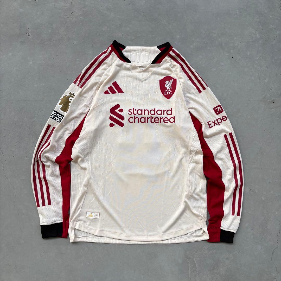 25/26 リヴァプール　モハメドサラー　アディダス　長袖ユニホーム　正規品