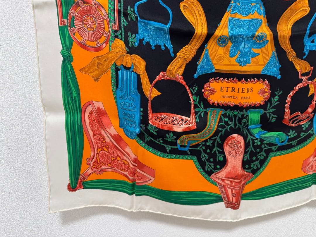 HERMES エトリエ シルクスカーフ レア70