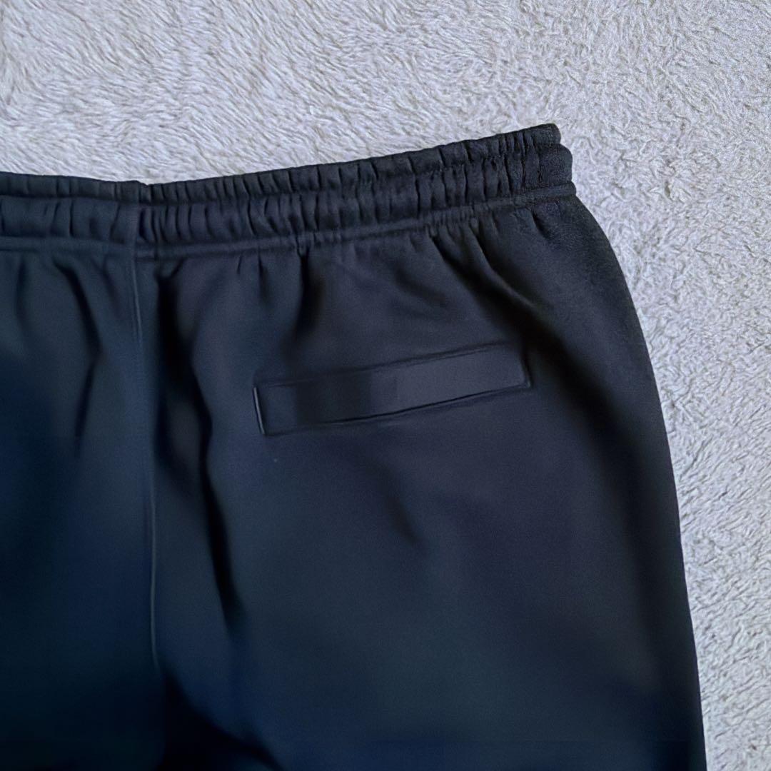 新品 ナイキ ロゴ刺繍 セットアップ 上下セット ブラック オレンジ L