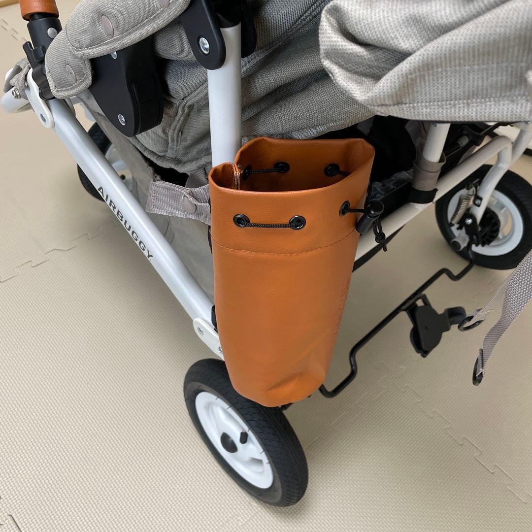 エアバギーココダブル EX フロムバース　専用シートパット　レインカバー付