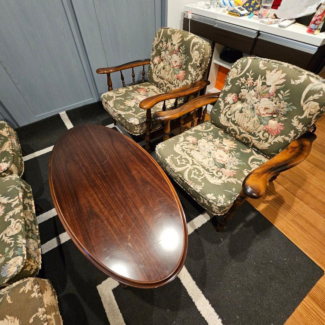 カリモク家具 ソファ　テーブル　セット コロニアル