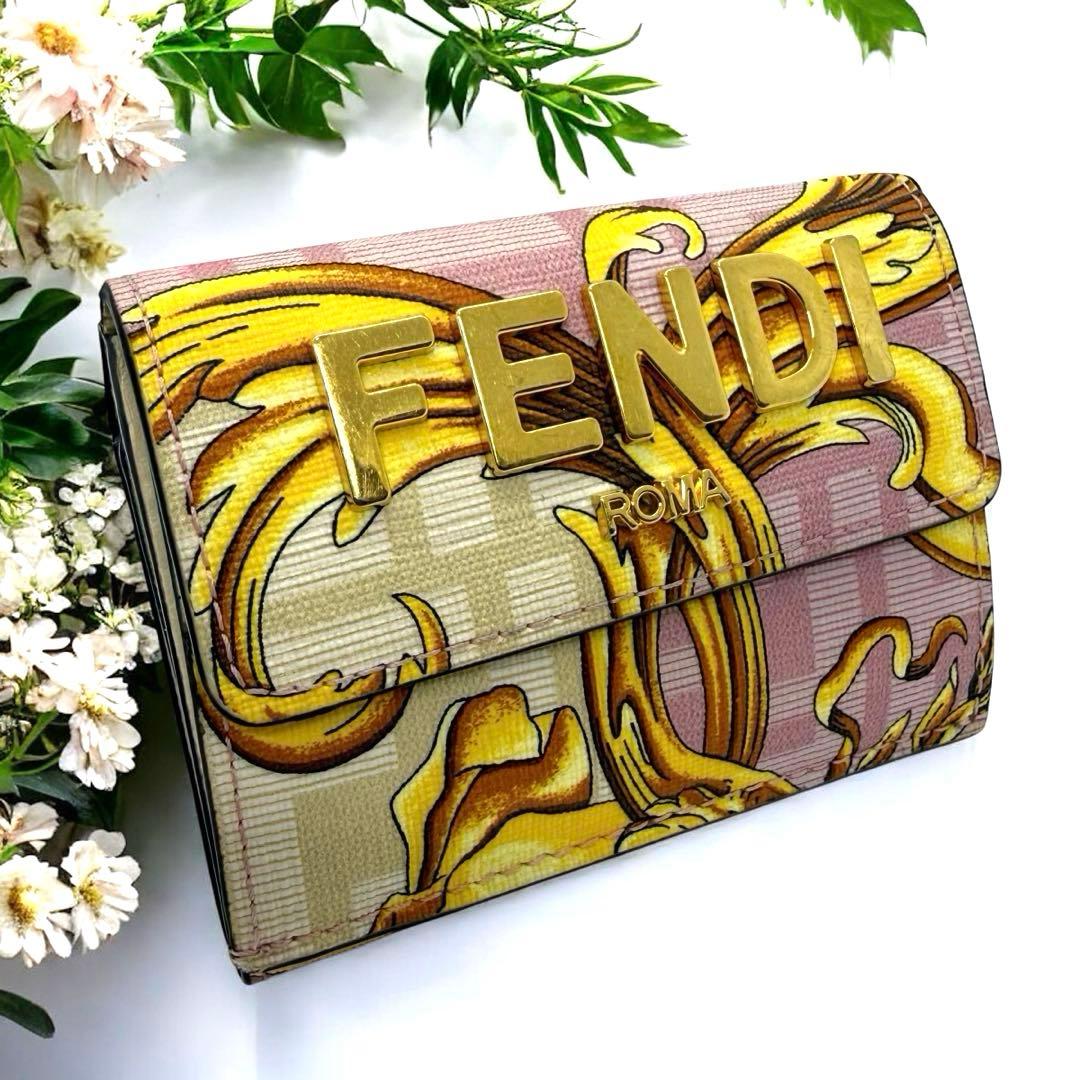 ✨️希少✨️ フェンダーチェ コンパクト 財布 FENDI VERSACE ズッカ
