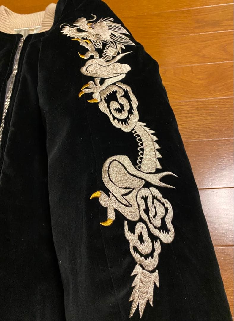 リアルマッコイズ スーベニアジャケッ　TIGER AND EAGLE サイズL