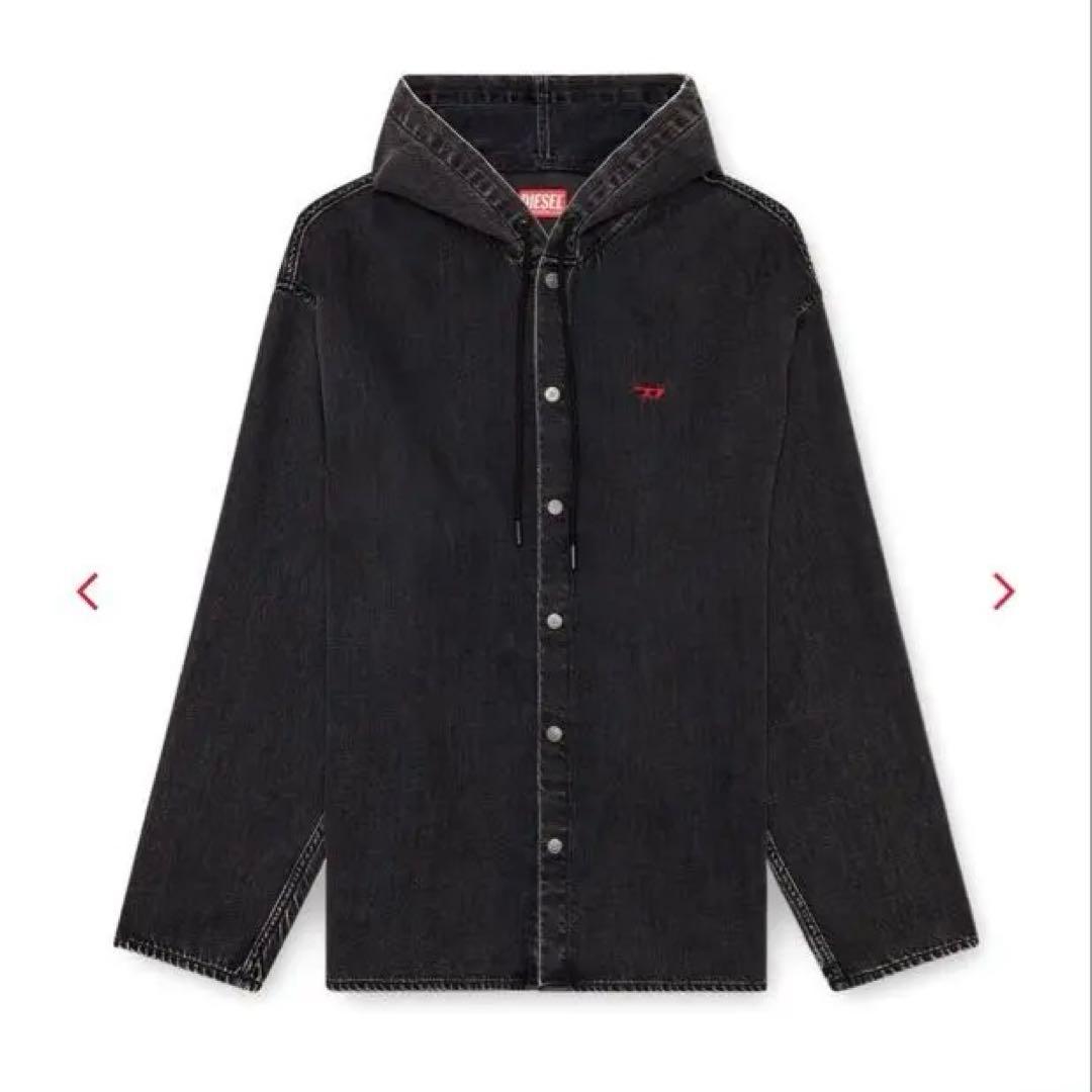 希少✨売り切れレア品DIESEL ディーゼルデニムフードシャツMサイズ