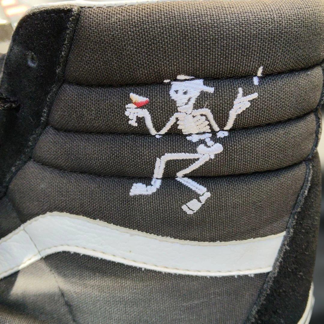 VANS ソーシャルディストーション　コラボ　スカル刺繍 スケハイ