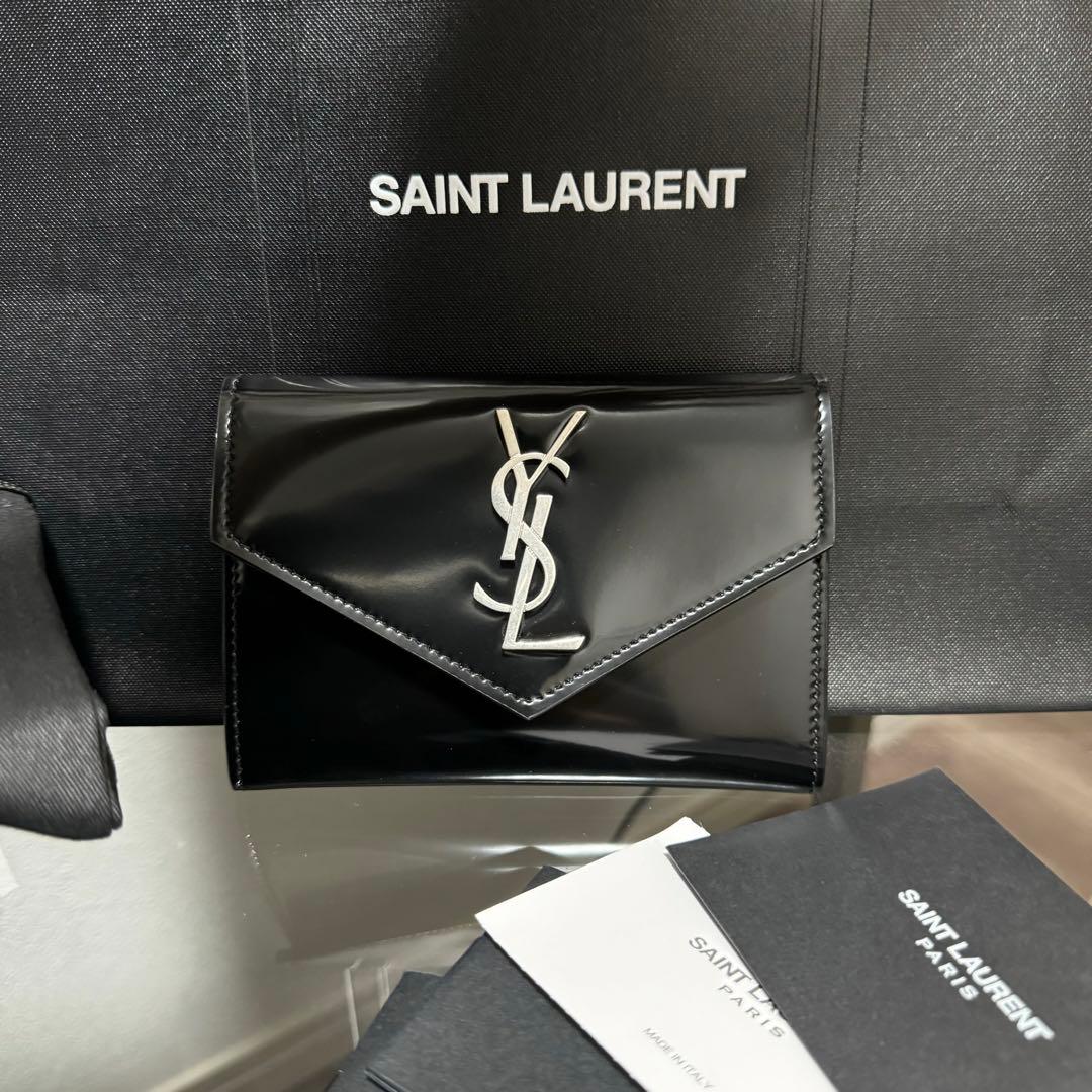 【入手困難】YSL 財布 カードケース レザー