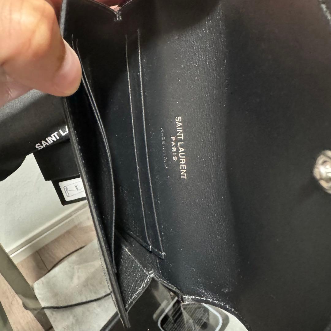 【入手困難】YSL 財布 カードケース レザー