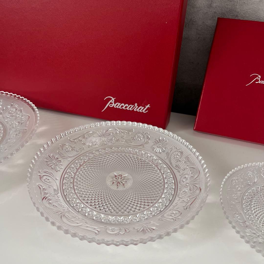 M*O様 未使用　バカラ　アラベスク　プレート　大中小
